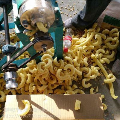 流動(dòng)加工小食品膨化機(jī) 玉米空心月牙彎管膨化機(jī)